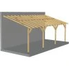 JARDINATOIRE Toit De Terrasse |7x3| - Pente 30% - Bois Massif - Durable |Sans La Visserie Et Sans Les Pieds De Poteaux -Pergola Soldes 18177259 1