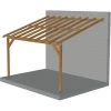 JARDINATOIRE Toit De Terrasse |4x3| - Pente 30% - Bois Massif Traité CL3 Marron - Durable |+ Vis -Pergola Soldes 18177272 1