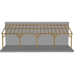 JARDINATOIRE Toit De Terrasse |9x3| - Pente 30% - Bois Massif Traité CL3 Marron - Durable |+ Vis 10 JARDINATOIRE Toit De Terrasse |9x3| - Pente 30% - Bois Massif Traité CL3 Marron - Durable |+ Vis -Pergola Soldes 18177287 4