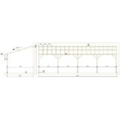 JARDINATOIRE Toit De Terrasse |9x3| - Pente 30% - Bois Massif Traité CL3 Marron - Durable |+ Vis 11 JARDINATOIRE Toit De Terrasse |9x3| - Pente 30% - Bois Massif Traité CL3 Marron - Durable |+ Vis -Pergola Soldes 18177287 5