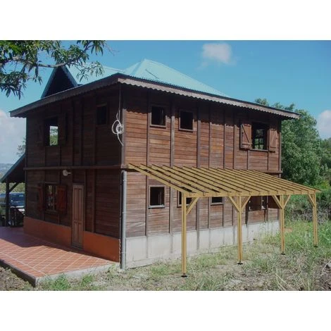 JARDINATOIRE Toit De Terrasse |7x3| - Tuilable Pente 30% - Bois Massif - Robuste |Sans La Visserie Et Sans Les Pieds De Poteaux 5 JARDINATOIRE Toit De Terrasse |7x3| - Tuilable Pente 30% - Bois Massif - Robuste |Sans La Visserie Et Sans Les Pieds De Poteaux – Image 3