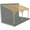 JARDINATOIRE Toit De Terrasse |5x3| - Tuilable Pente 30% - Bois Massif Traité CL3 Marron - Robuste |Sans La Visserie Et Sans Les Pieds De Poteaux -Pergola Soldes 18177316 1