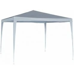 HABITAT ET JARDIN Tonnelle De Jardin "Natacha 3" - 9 M² - 3 X 3 M - Blanc