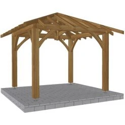 JARDINATOIRE Carbet Bois Massif |3x3| - Durable