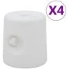 VidaXL Poids De Tonnelle 4 Pcs PE Blanc - Blanc -Pergola Soldes 18426118 1