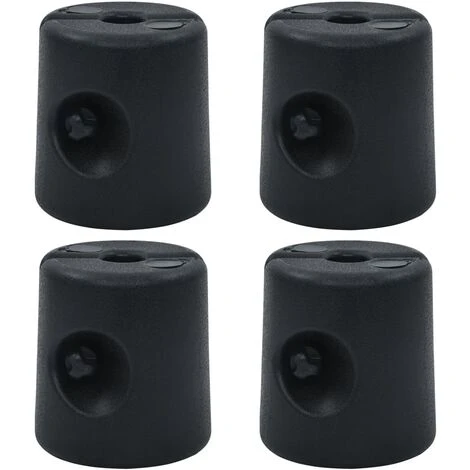 VidaXL Poids De Tonnelle 4 Pcs PE Noir - Noir 5 VidaXL Poids De Tonnelle 4 Pcs PE Noir - Noir – Image 3