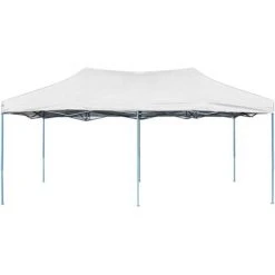 Tente De Réception Pliable Professionnelle 3x6 M Acier Blanc VidaXL - Blanc -Pergola Soldes 18801278 2