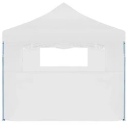 VidaXL Tente De Réception Escamotable Pliable Avec 5 Parois 3x9m Blanc - Blanc 9 VidaXL Tente De Réception Escamotable Pliable Avec 5 Parois 3x9m Blanc - Blanc -Pergola Soldes 18801319 3