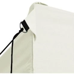 Tente De Réception Pliable Avec 4 Parois 3x4 M Acier Crème VidaXL - Crème -Pergola Soldes 18801406 5