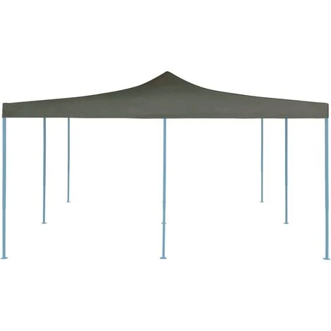 VidaXL Belvédère Pliable Anthracite 5x5 M - Anthracite 4 VidaXL Belvédère Pliable Anthracite 5x5 M - Anthracite – Image 2
