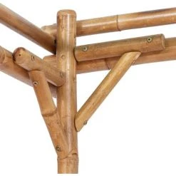 VidaXL Pergola Bambou 170x170x220 Cm - Brun -Pergola Soldes 18904497 3