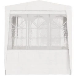 VidaXL Tente De Réception Avec Parois Latérales 2x2 M Blanc 90 G/m² - Blanc -Pergola Soldes 19287723 3