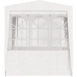 VidaXL Tente De Réception Avec Parois Latérales 2,5x2,5m Blanc 90 G/m² - Blanc -Pergola Soldes 19287725 3