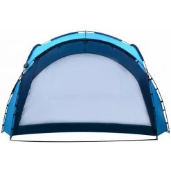 VidaXL Tente De Réception Avec LED Et 4 Parois 3,6x3,6x2,3 M Bleu - Bleu -Pergola Soldes 19287762 5