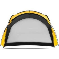VidaXL Tente De Réception Avec LED Et 4 Parois 3,6x3,6x2,3 M Jaune - Jaune -Pergola Soldes 19287764 5