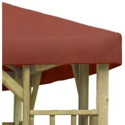 VidaXL Belvédère 4x3 M Terre Cuite - Brun 9 VidaXL Belvédère 4x3 M Terre Cuite - Brun -Pergola Soldes 19667393 3