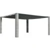 ASUPERMALL Tonnelle Avec Toit Coulissant 400x400x200 Cm Gris / Anthracite -Pergola Soldes 19682121 1