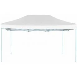 ASUPERMALL Tente De Reception Pliable Professionnelle 3x4 M Acier Blanc -Pergola Soldes 19682820 5