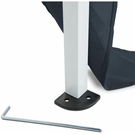 DEUBA Tonnelle De Jardin 3x6m Pop-Up Imperméable Protection UV 50+ Sac De Transport Inclus - Couleur Au Choix Anthracite 6 DEUBA Tonnelle De Jardin 3x6m Pop-Up Imperméable Protection UV 50+ Sac De Transport Inclus - Couleur Au Choix Anthracite – Image 4