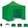 FRANKYSTAR Taman Tente De Jardin / Gazebo 3X3 Marquise Pliante Imperméable Pour Les Foires Et Marchés Couleur Verte 2 FRANKYSTAR Taman Tente De Jardin / Gazebo 3X3 Marquise Pliante Imperméable Pour Les Foires Et Marchés Couleur Verte -Pergola Soldes 19919460 1