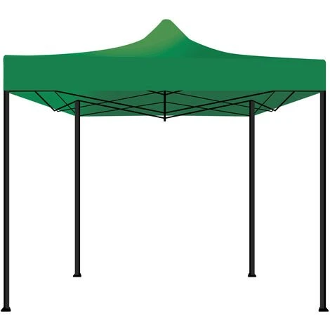 FRANKYSTAR Taman Tente De Jardin / Gazebo 3X3 Marquise Pliante Imperméable Pour Les Foires Et Marchés Couleur Verte 5 FRANKYSTAR Taman Tente De Jardin / Gazebo 3X3 Marquise Pliante Imperméable Pour Les Foires Et Marchés Couleur Verte – Image 3