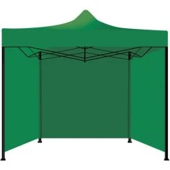 FRANKYSTAR Taman Tente De Jardin / Gazebo 3X3 Marquise Pliante Imperméable Pour Les Foires Et Marchés Couleur Verte 10 FRANKYSTAR Taman Tente De Jardin / Gazebo 3X3 Marquise Pliante Imperméable Pour Les Foires Et Marchés Couleur Verte -Pergola Soldes 19919460 4