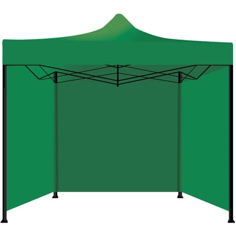 FRANKYSTAR Taman Tente De Jardin / Gazebo 3X3 Marquise Pliante Imperméable Pour Les Foires Et Marchés Couleur Verte 6 FRANKYSTAR Taman Tente De Jardin / Gazebo 3X3 Marquise Pliante Imperméable Pour Les Foires Et Marchés Couleur Verte – Image 4