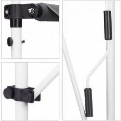 Bc-elec - HHYVA3012-ant Auvent Rétractable Manuel Store Banne Marquise Pour Patio & Terrasse 300x120cm Gris Antracite - Anthracite -Pergola Soldes 20084659 5