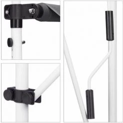 Bc-elec - HHYVA2012-Bluewhite Auvent Rétractable Manuel Store Banne Marquise Pour Patio & Terrasse 200x120cm Blanc Et Bleu - Blanc 10 Bc-elec - HHYVA2012-Bluewhite Auvent Rétractable Manuel Store Banne Marquise Pour Patio & Terrasse 200x120cm Blanc Et Bleu - Blanc -Pergola Soldes 20084669 4