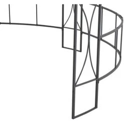 VidaXL Belvédère 300 X 290 Cm Blanc Rond - Blanc 11 VidaXL Belvédère 300 X 290 Cm Blanc Rond - Blanc -Pergola Soldes 20169065 5