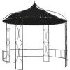 VidaXL Belvédère 300 X 290 Cm Anthracite Rond - Anthracite -Pergola Soldes 20169066 1