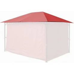 Quick-Star Toit De Remplacement Pour Gazebo De Jardin 3x4m Orange-rouge 9 Quick-Star Toit De Remplacement Pour Gazebo De Jardin 3x4m Orange-rouge -Pergola Soldes 20379217 3