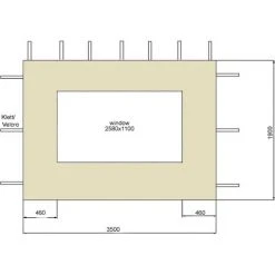 Quick-Star Ensemble Toit De Remplacement Et 2 Panneaux Latéraux Avec Fenêtre En PE Pour Gazebo De Jardin 3x4m Beige 11 Quick-Star Ensemble Toit De Remplacement Et 2 Panneaux Latéraux Avec Fenêtre En PE Pour Gazebo De Jardin 3x4m Beige -Pergola Soldes 20381542 5