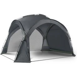 IDMARKET Tente Dôme Gris Anthracite 3,5 M Avec LED - Gris -Pergola Soldes 20480287 5