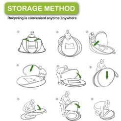 KINGSO 3-4 Personne Automatique Pop Up Tente étanche Portable Camping En Plein Air Randonnée -Pergola Soldes 20613777 5