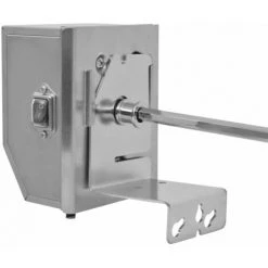 YOUTHUP Broche à Rôtir Avec Moteur 900 Mm Acier - Argent -Pergola Soldes 20655126 4