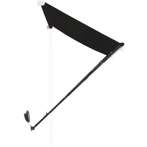 ASUPERMALL Auvent Retractable Avec LED 100x150 Cm Anthracite 4 ASUPERMALL Auvent Retractable Avec LED 100x150 Cm Anthracite – Image 2