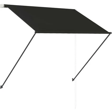 ASUPERMALL Auvent Retractable Avec LED 150x150 Cm Anthracite 6 ASUPERMALL Auvent Retractable Avec LED 150x150 Cm Anthracite – Image 4