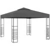 ASUPERMALL Tonnelle De Jardin 3 X 3 M Anthracite 1 ASUPERMALL Tonnelle De Jardin 3 X 3 M Anthracite -Pergola Soldes 20853395 1