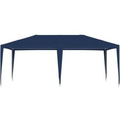 ASUPERMALL Tente De Reception 4x6 M Bleu -Pergola Soldes 20853864 3