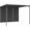 VidaXL Belvédère De Jardin Avec Rideau Latéral 3x3x2,25 M Anthracite - Anthracite 1 VidaXL Belvédère De Jardin Avec Rideau Latéral 3x3x2,25 M Anthracite - Anthracite -Pergola Soldes 21304302 1