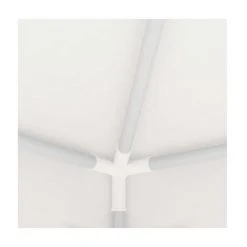 ASUPERMALL Tente De Reception 4 Parois Laterales En Maille 2,5x2,5 M Blanc