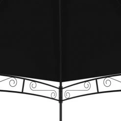 VidaXL Belvédère De Jardin 3x3 M Anthracite 180 G/m² - Anthracite -Pergola Soldes 22203135 4