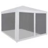ASUPERMALL Tente De Reception Avec 4 Parois En Maille 3 X 3 M