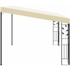VidaXL Belvédère à Montage Mural 4x3x2,5 M Crème - Crème -Pergola Soldes 22809523 4