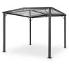 Blumfeldt Pantheon Solid Sky Flat Pergola Auvent 3x3m Polycarbonate Gris 1 Blumfeldt Pantheon Solid Sky Flat Pergola Auvent 3x3m Polycarbonate Gris -Pergola Soldes 22845468 1