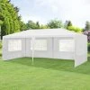 Pavillon De Jardin Wedau Blanc 600 X 300 X 255 Cm [casa.pro] -Pergola Soldes 22852242 1
