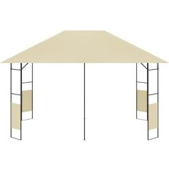 VidaXL Belvédère De Jardin 4x3 M Crème 160 G/m² - Crème -Pergola Soldes 22870498 2