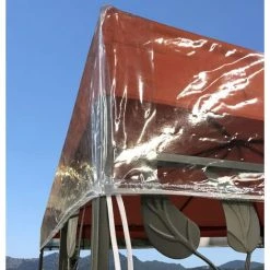 Quick-Star Gazebo Housse De Protection Pour Les Pavillons De Jardin 3x3m Transparent