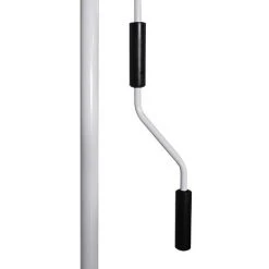 INTEROUGE Store Banne Mobile 2.50m Auvent Avancée De Toit Rétractable Manuel - Gris Foncé -Pergola Soldes 23249942 4